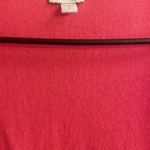J. Jill hot pink cardigan long sleeved. Perfect cover up for summer. Size Small